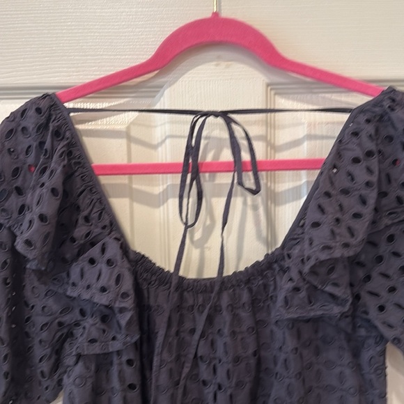 Happy X Nature NWT black eyelet dress, small - Picture 8 of 8